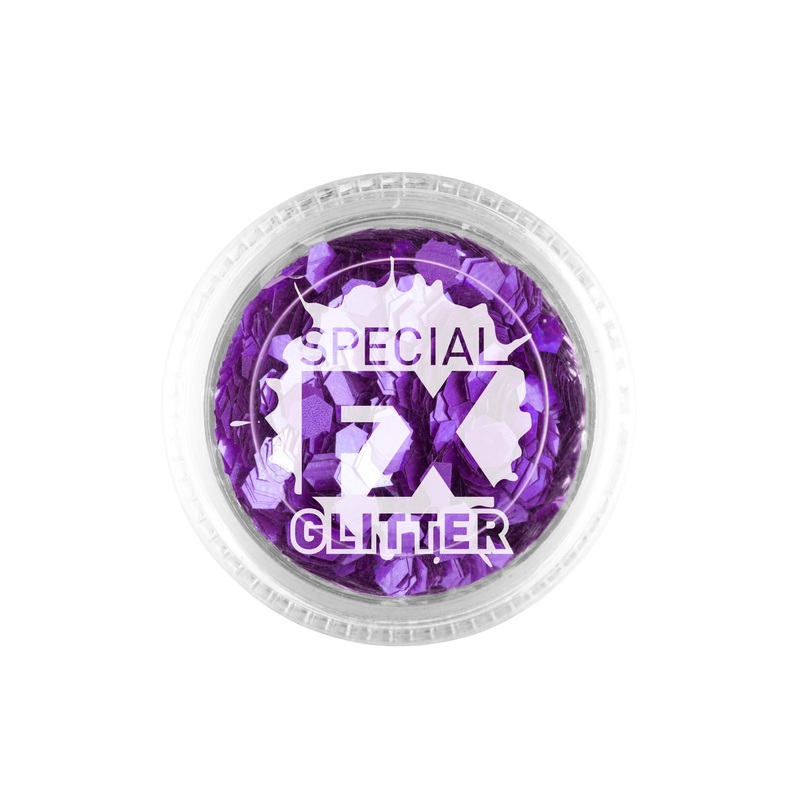 Smiffys Make-Up FX, Purple, Confetti Glitter