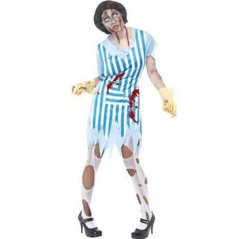 Zombie Dinner Lady Costume