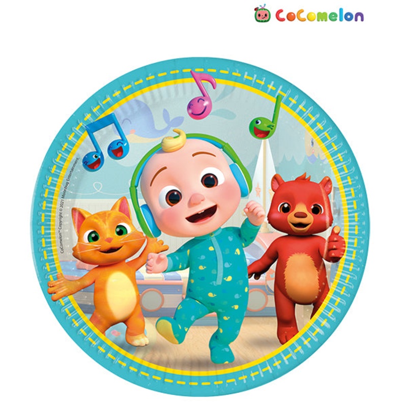 Cocomelon Paper Plates 8pk