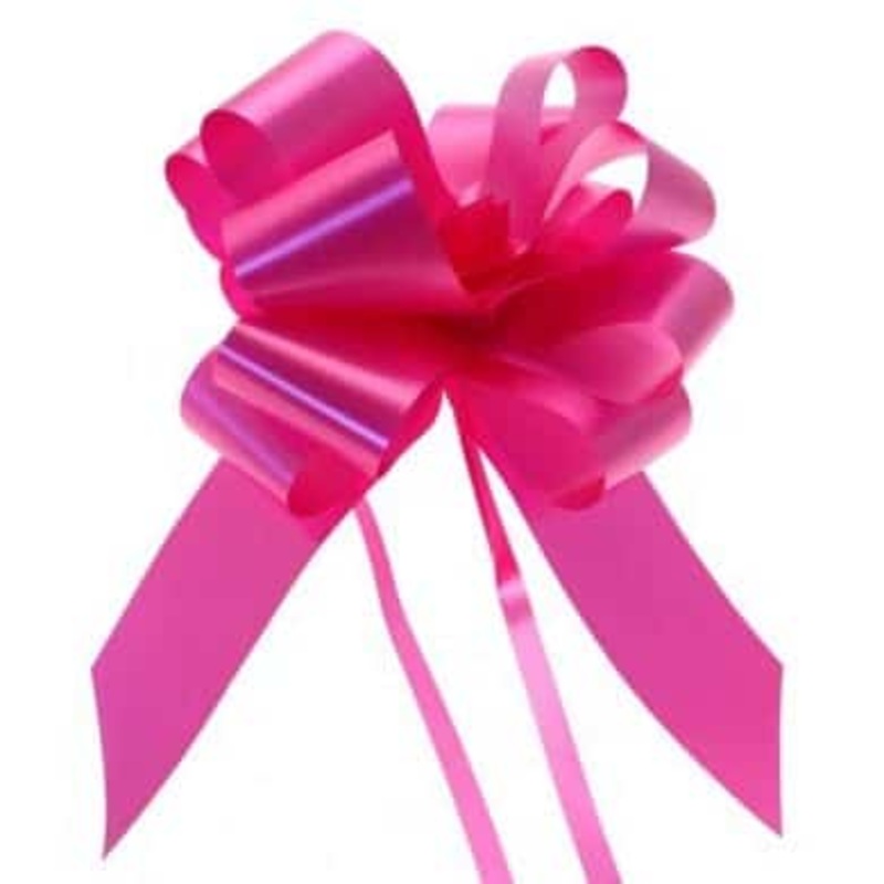 Magenta 2 Inch Pull Bows x20