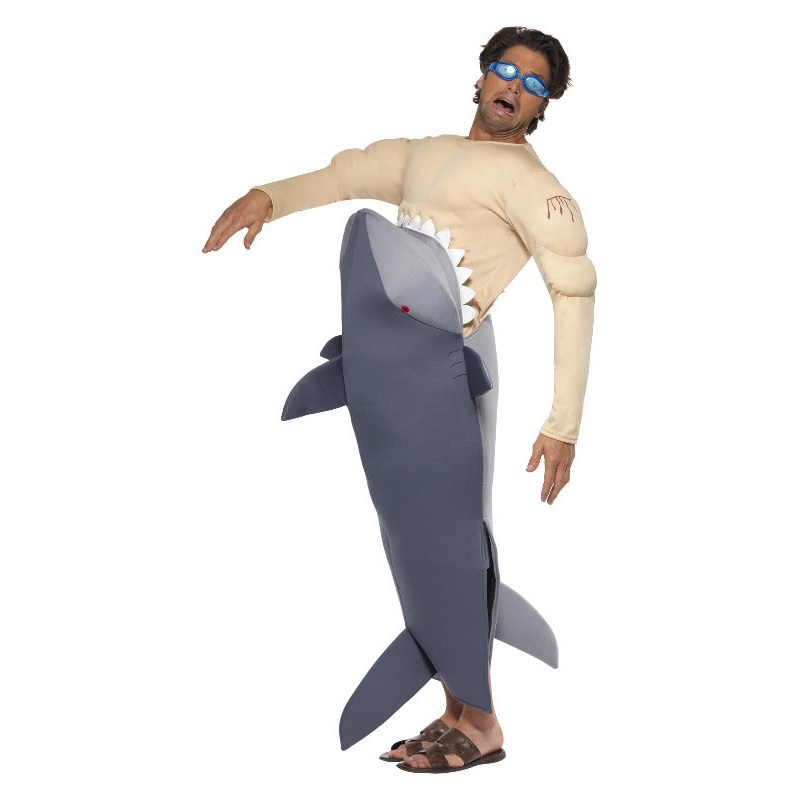 Man-Eating Shark Costume, Grey