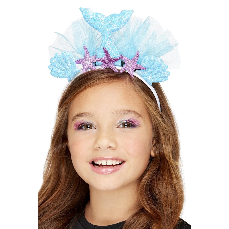 Mermaid Headband, Blue