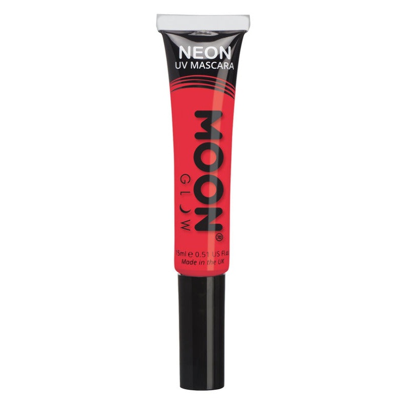 Moon Glow Intense Neon UV Mascara, Intense Red