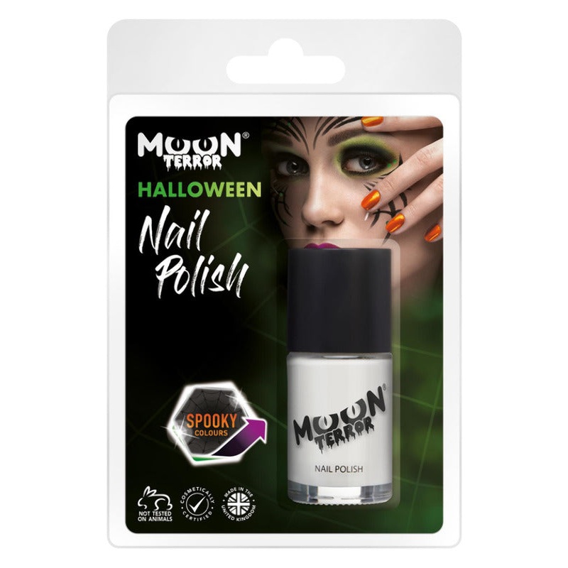 Moon Terror Halloween Nail Polish, White