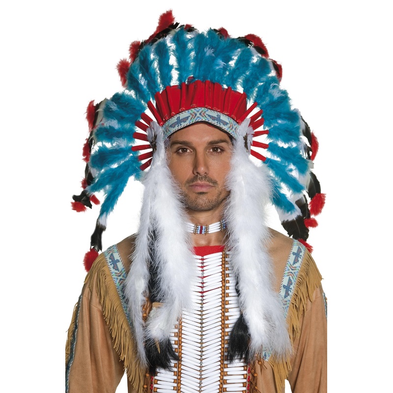 Native American Inspired Headdress, Blue