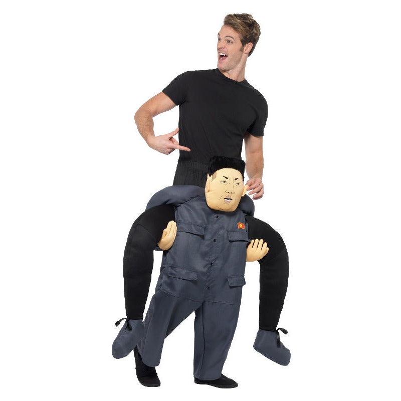 Piggyback Dictator Costume, Grey