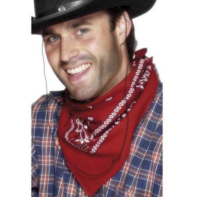 Red Cowboy Bandanna