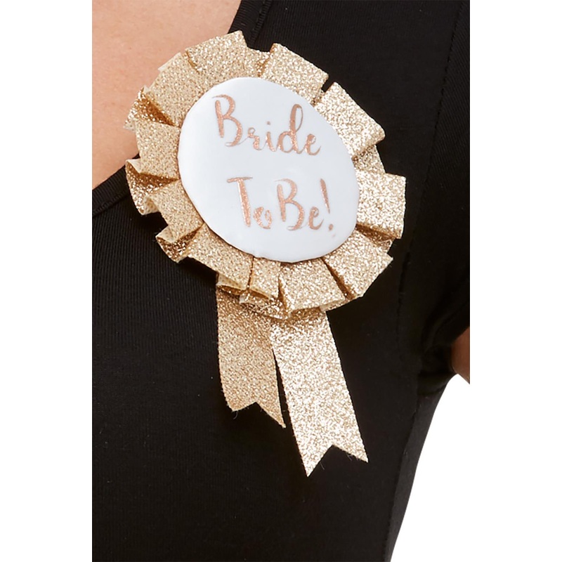Bride To Be Rosette, Rose Gold