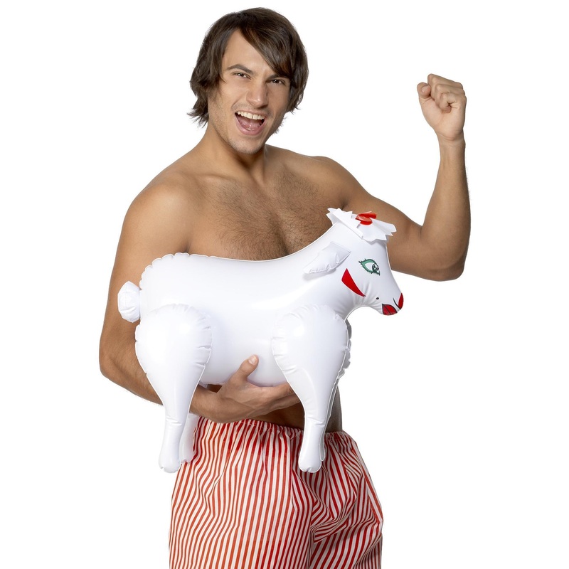 Inflatable Sheep, Bonking Baa Baa, White