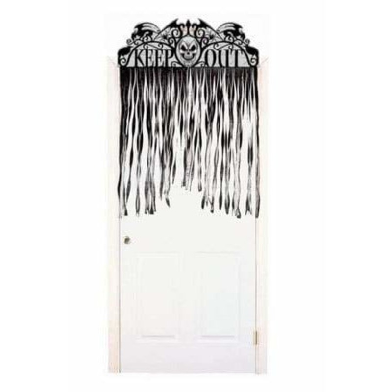 Keep Out Doorway Curtain