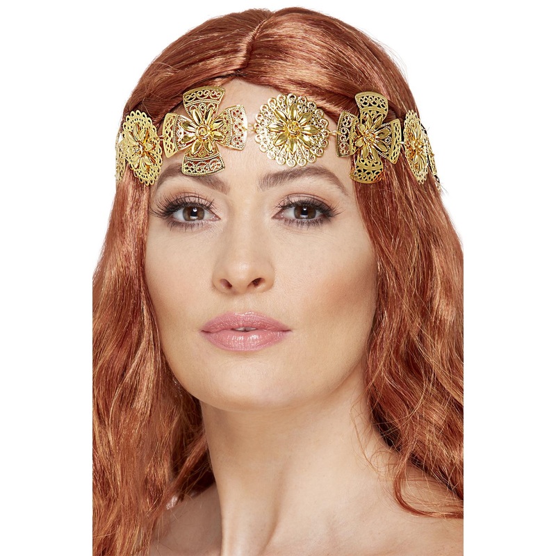 Medieval Headband, Gold