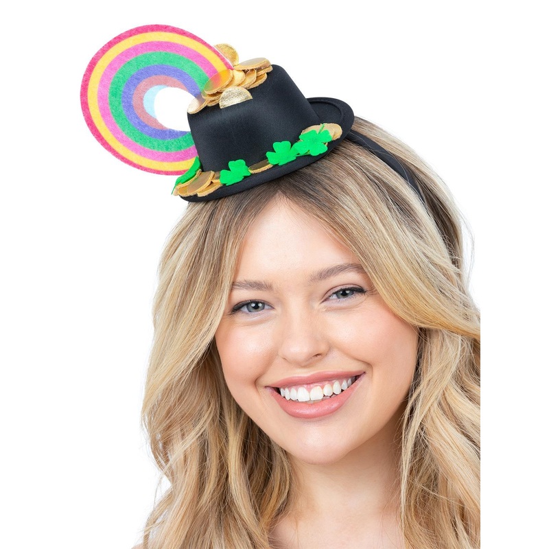 Rainbow Pot O'Gold Mini Hat