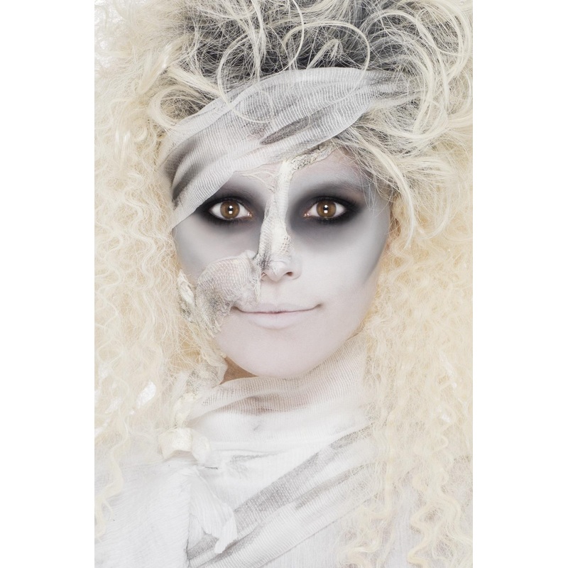Smiffys Make-Up FX, Mummy Kit, White