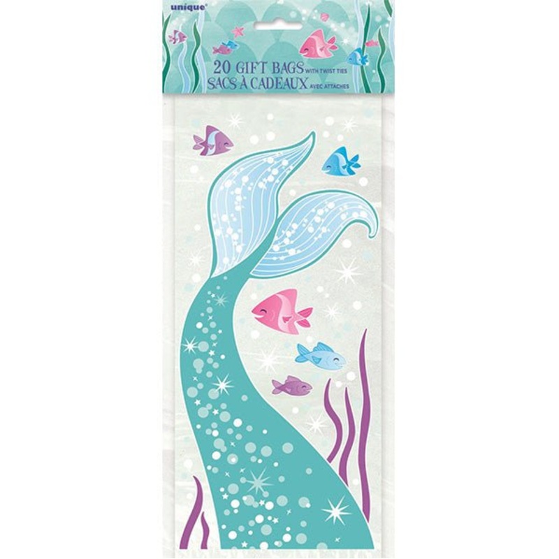 Mermaid Cello Bags (Pack of 20)