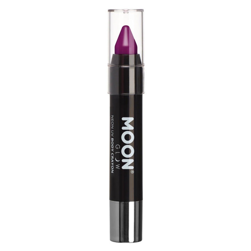 Moon Glow Intense Neon UV Body Crayons, Intense Pu