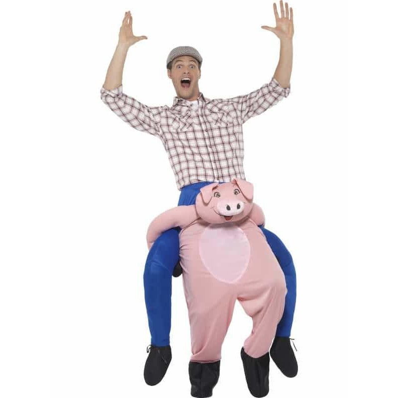 Piggyback Pig Costume, Pink