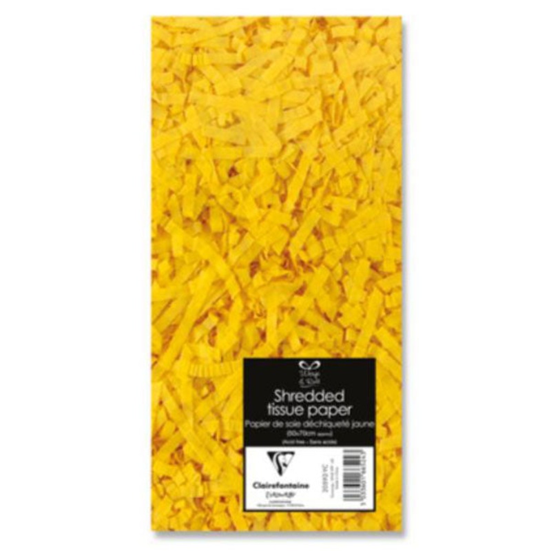 Yellow Shredded Tissue Paper