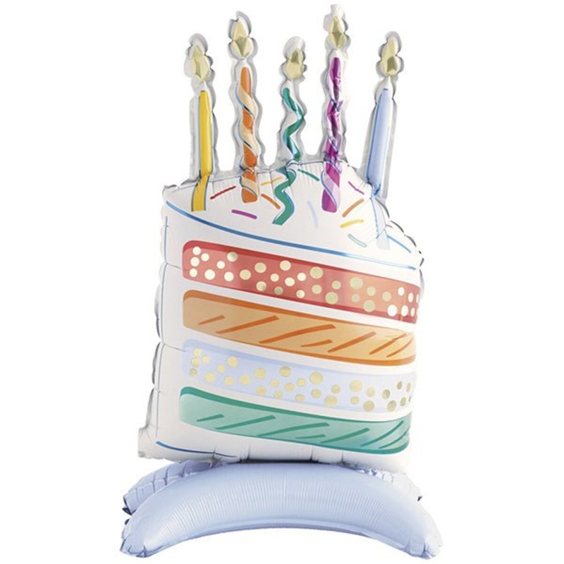 Cake Slice Standing Foil Balloon 58.4cm