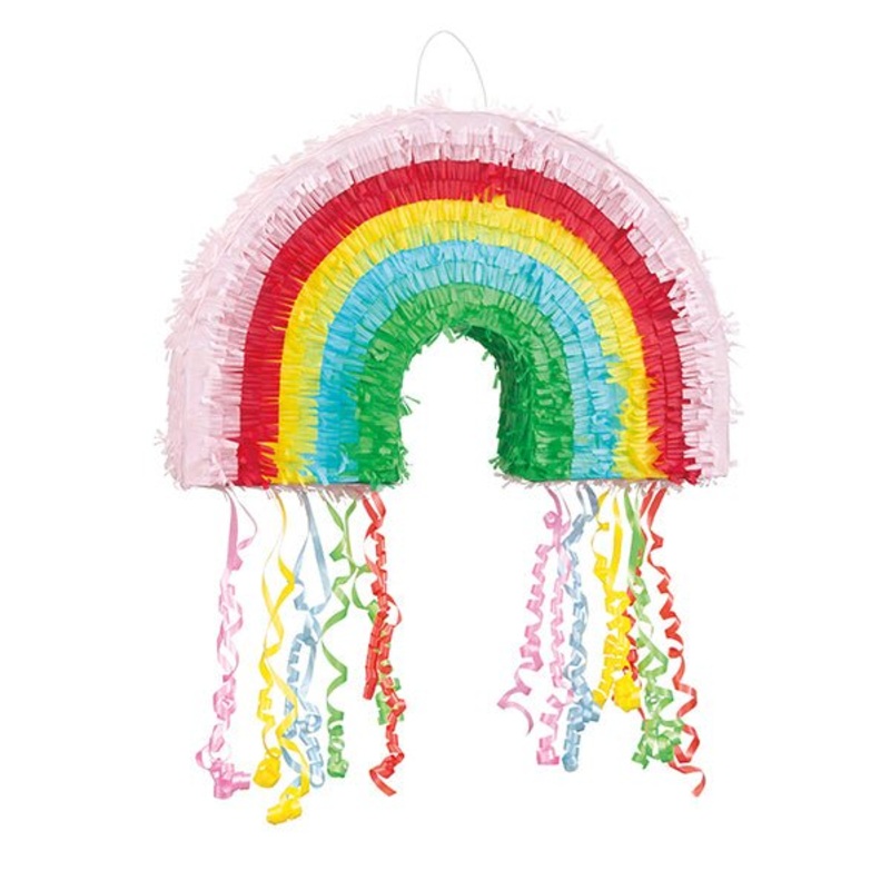 Pull String Piata - Rainbow