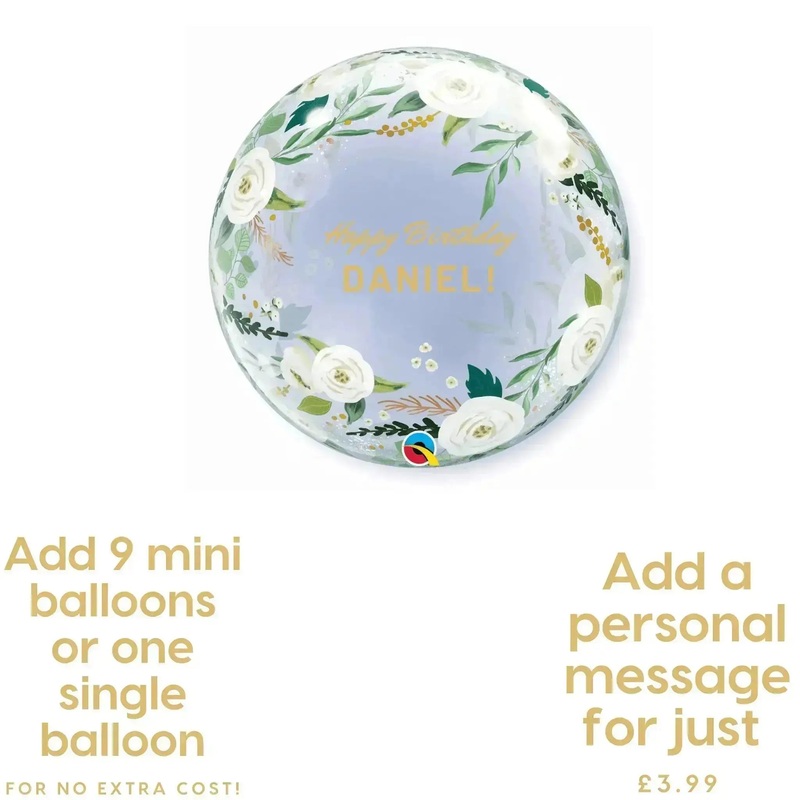 Jumbo Floral Bubble Balloon