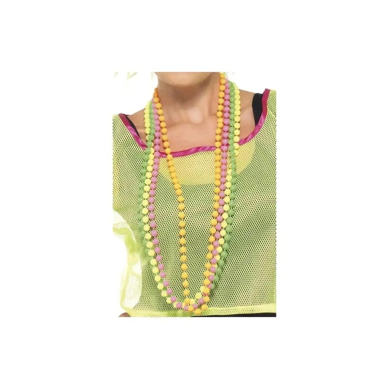 Neon Beaded Necklace