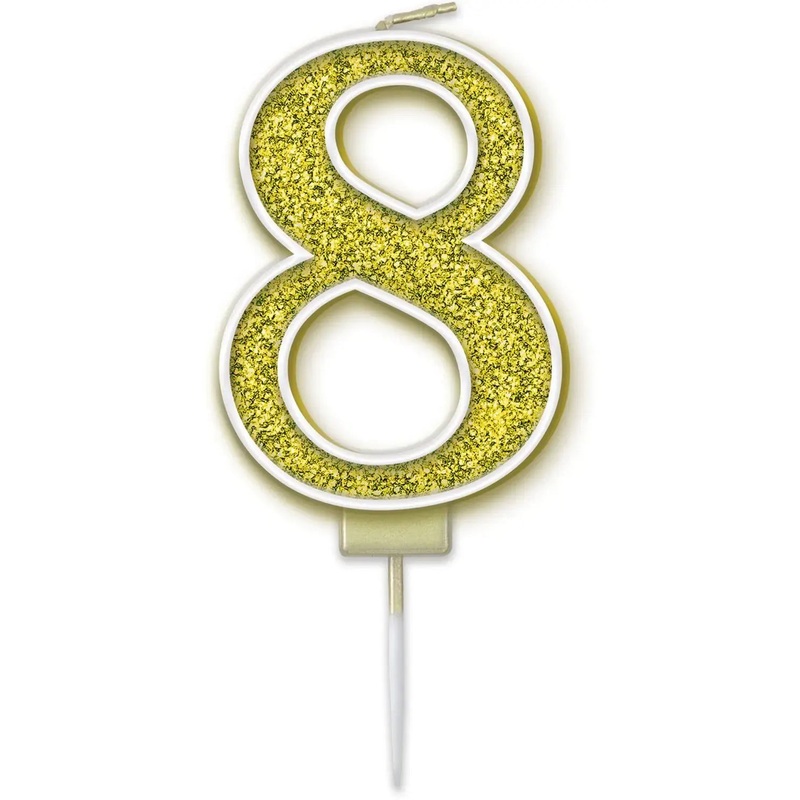 Sparkling Fizz No.8 Candle - 7.5cm Gold