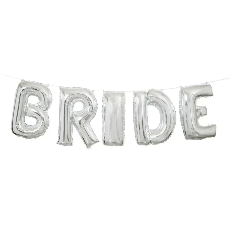 Hen Party Balloon Banner - Bride Letters