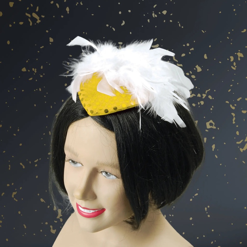Ladies Gold Sequin Hat