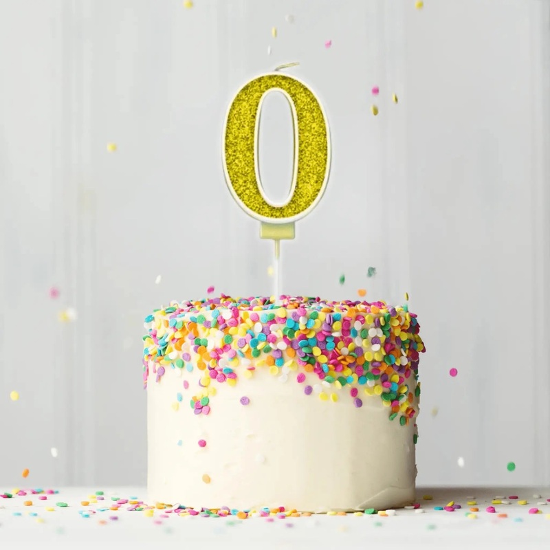 Sparkling Fizz No.0 Candle - 7.5cm Gold