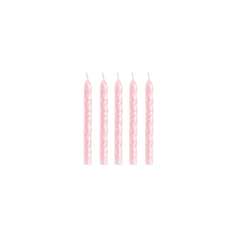 Iridescent Spiral Birthday Candles