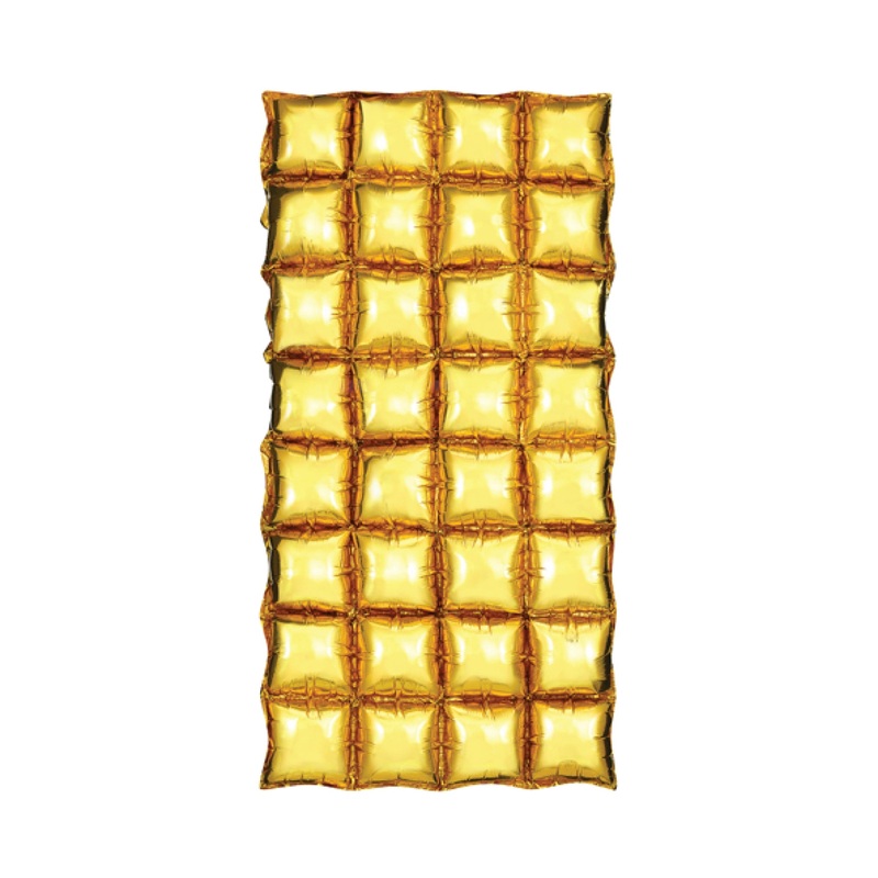 Metallic Gold Waffle Balloon Wall Panel