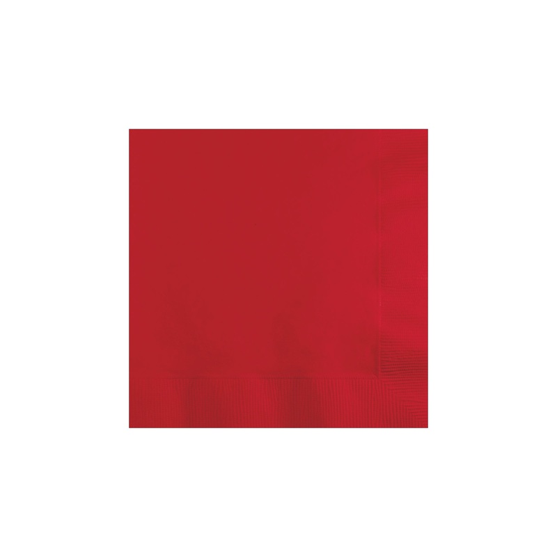 Red Dessert Napkins 20ct