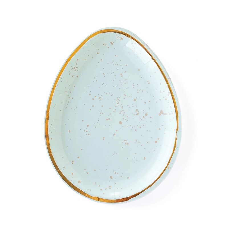Robin's Egg Dessert Plates 8ct