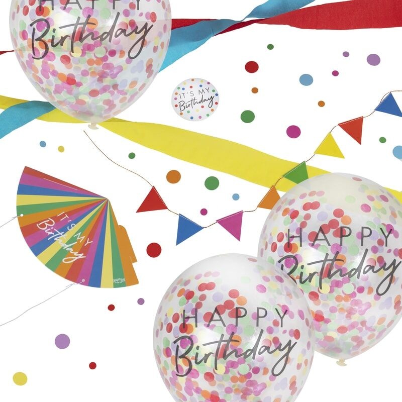 Happy Birthday Work Desk Party Kit