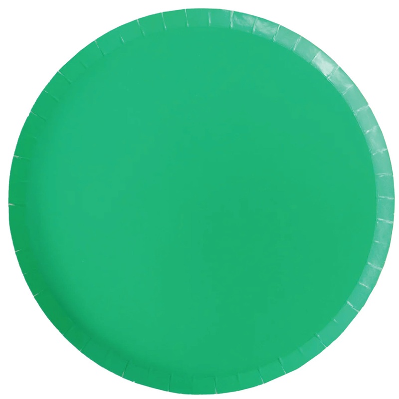 Kelly Green Dinner Plates 8ct