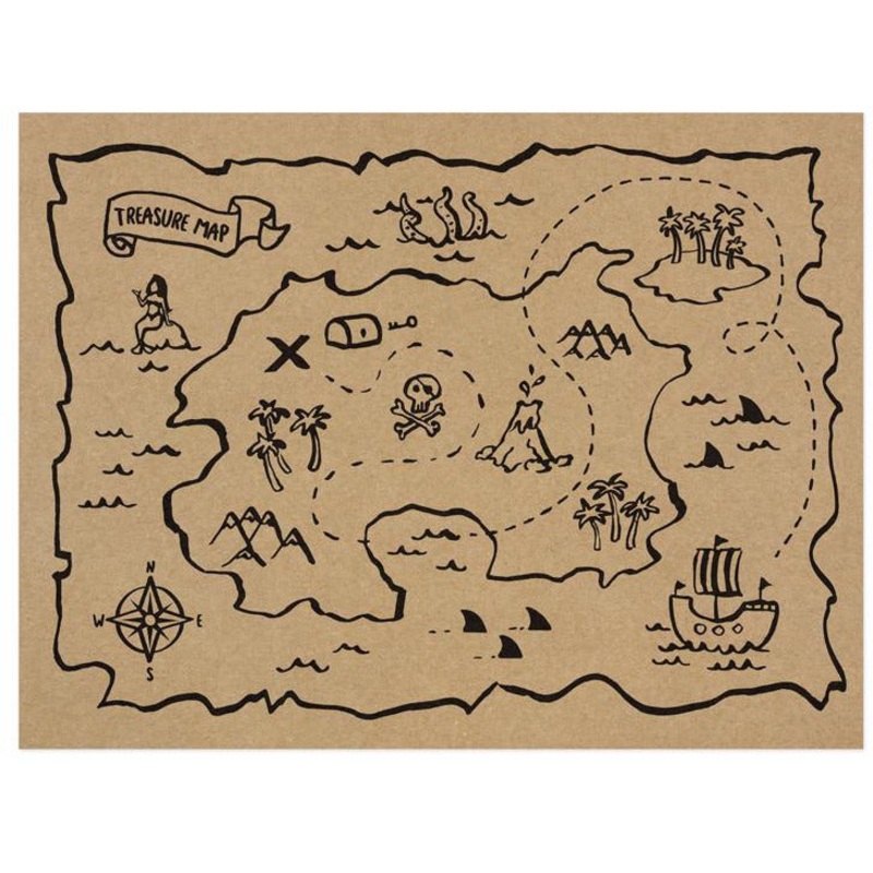 Pirate Paper Placemats (Pk6)