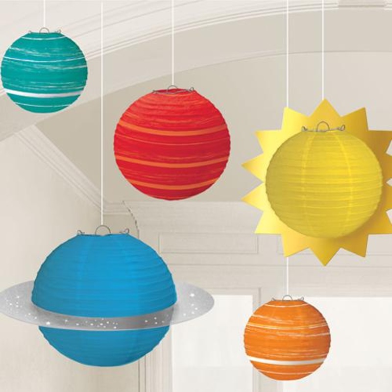 Planet Paper Lanterns (Pk5)