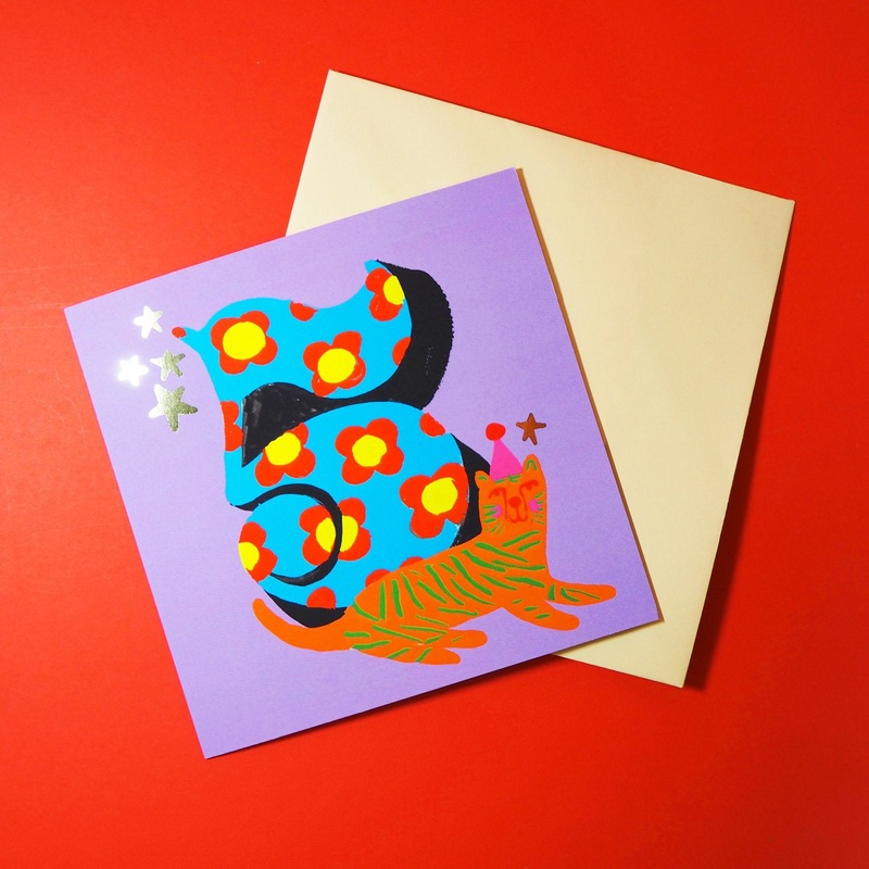 Square Age Card - 5