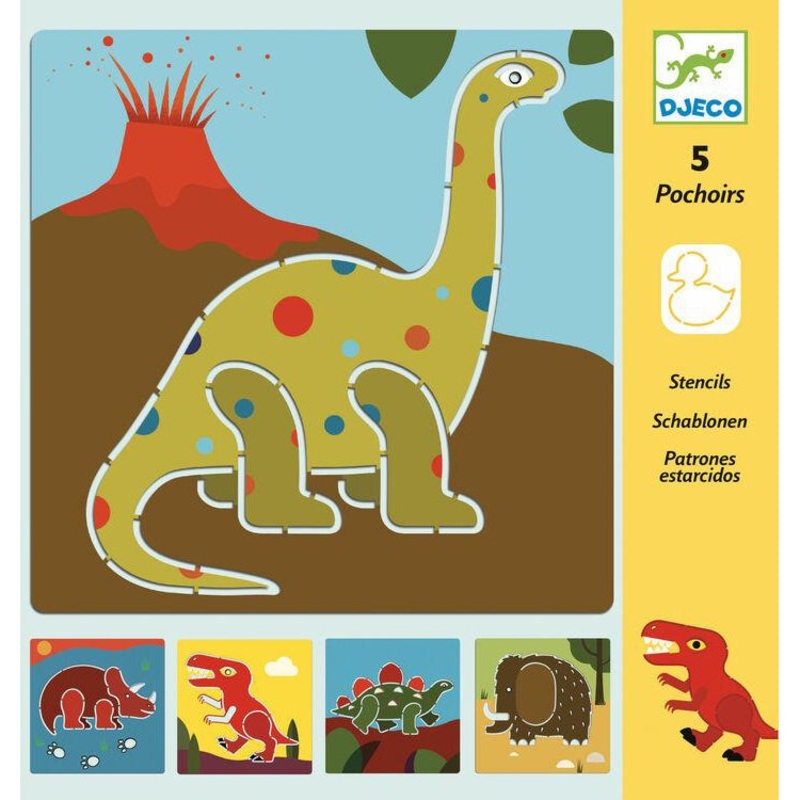 Stencil Set - Dinosaurs