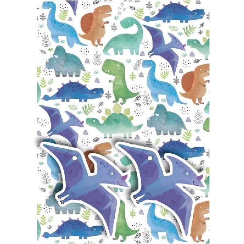 Theme Gift Wrap - Dinosaurs