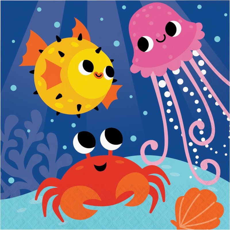 Under The Sea Napkins (PK16)