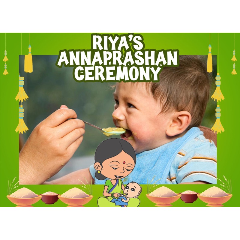 Annaprashan Ceremony  Photo Booth Picture Frame
