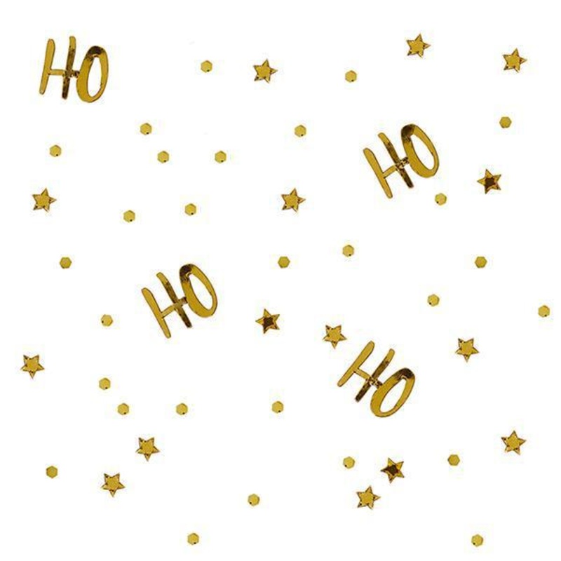 Ho Ho Ho Gold Confetti