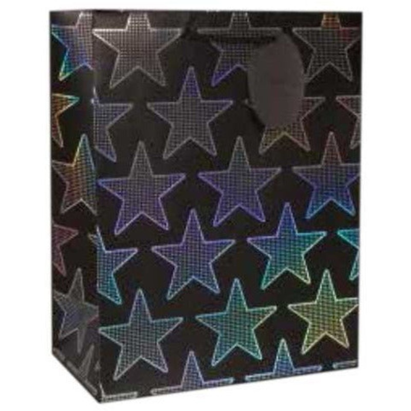 Holographic Star Gift Bag - Large