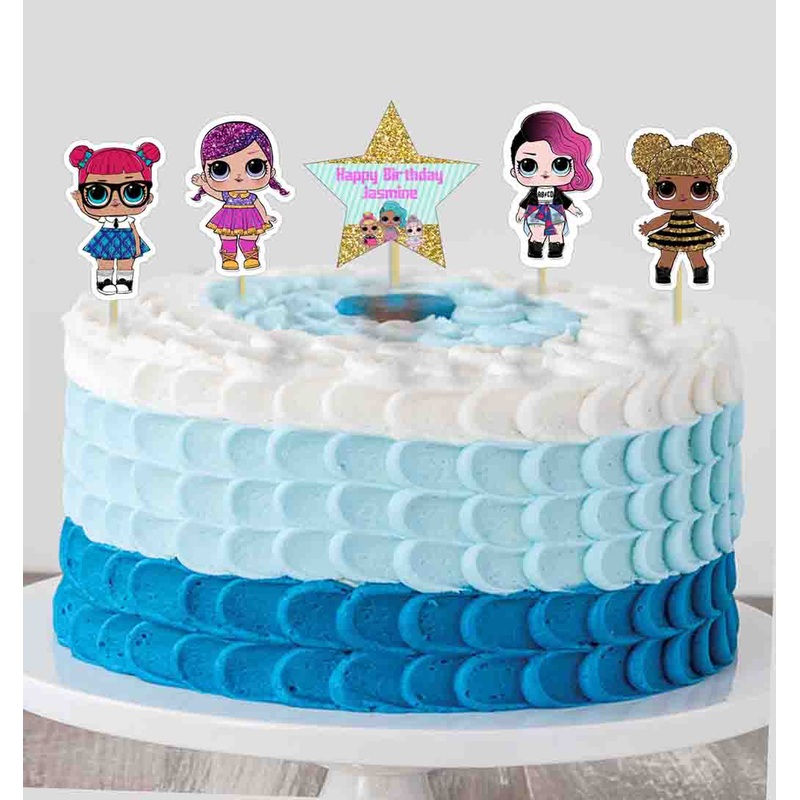 LOL Party Theme Birthday Party Cake Topper