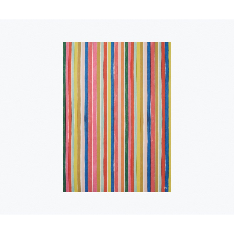 Multi Stripe Feliz Gift Wrap Roll