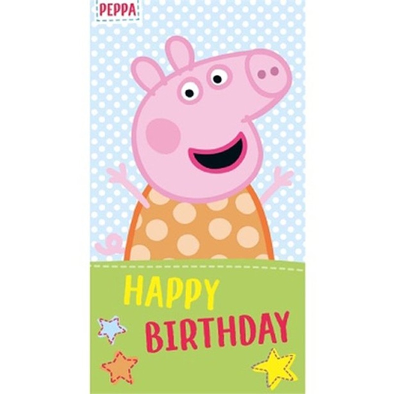 Peppa Pig Birthday Card