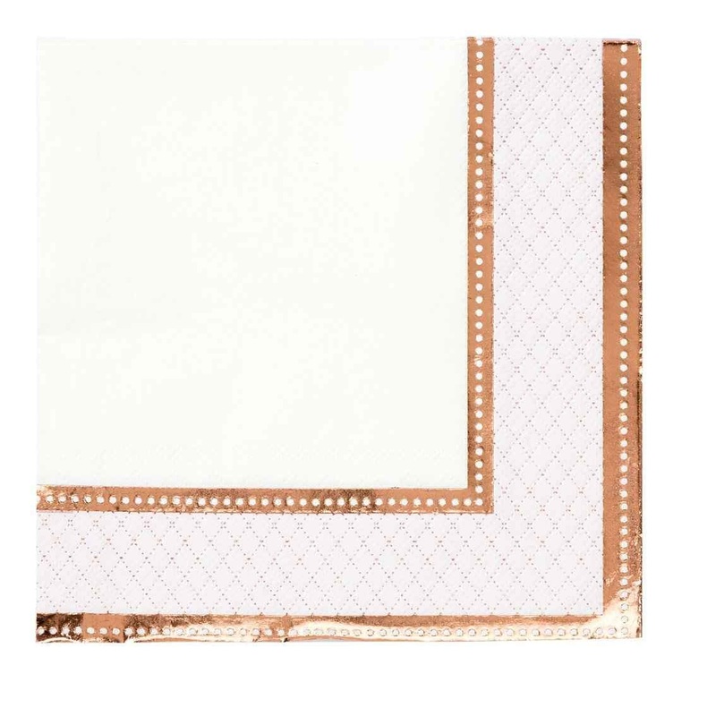 Rose Gold Napkin (PK16)