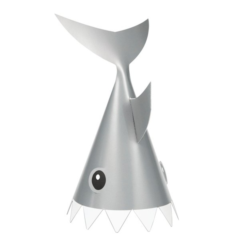 Shark Party Hats (Pk8)