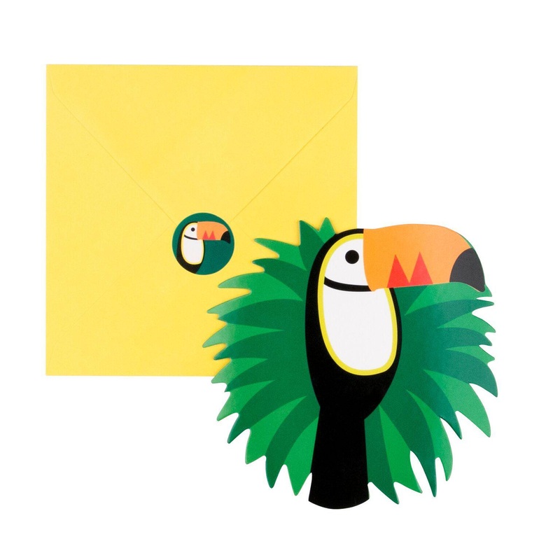 Toucan Party Invitations (Pk8)